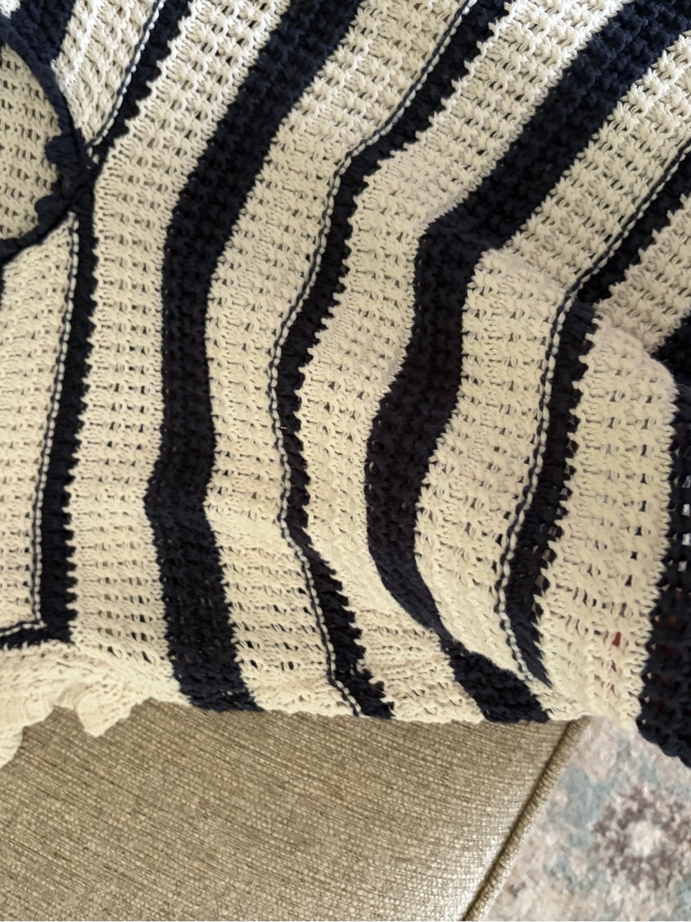 Altar’d State Bowie Stripe Knit Polo - Picture 8 of 8
